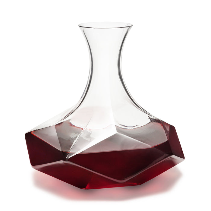 Seneca Faceted Crystal Wine Decanter