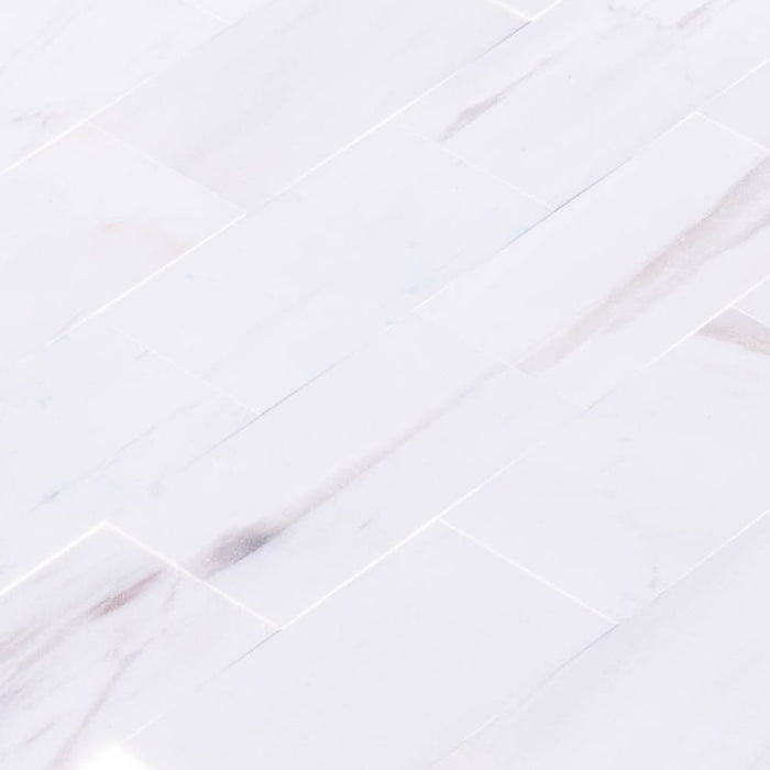 Bianco Dolomite Marble Tile Honed-Wall Collection - Livfloors Collection