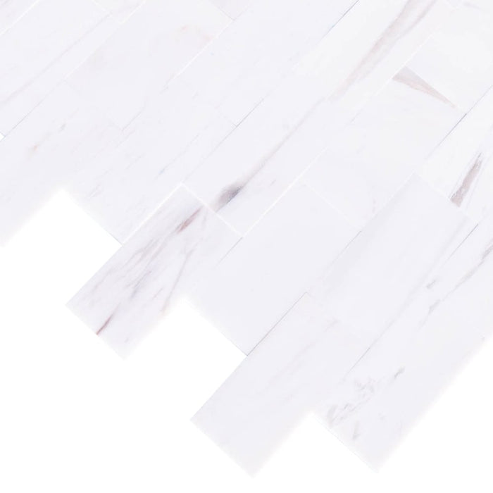 Bianco Dolomite Marble Tile Honed-Wall Collection - Livfloors Collection