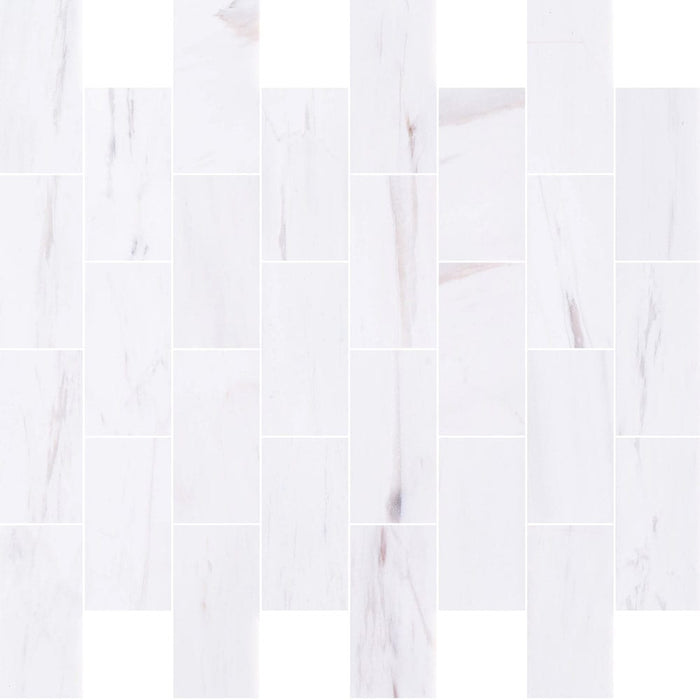 Bianco Dolomite Marble Tile Honed-Wall Collection - Livfloors Collection