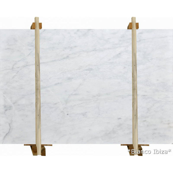 Bianco Ibiza White Bookmatching Marble Slabs Polished - Livfloors Collection