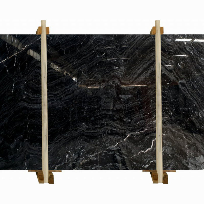 Black Wave Marble Slabs Polished - Livfloors Collection