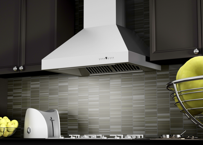 ZLINE 36 in. Remote Dual Blower Stainless Wall Range Hood, 697-RD-36