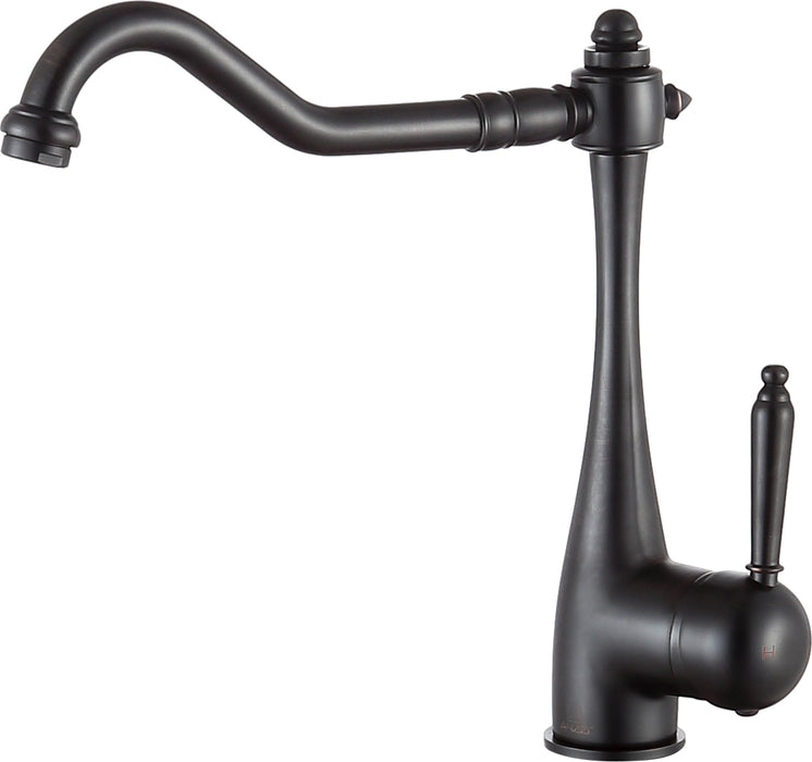 Single Handle Kitchen Faucet-Oil Rubbed Bronze-Patriarch Series-KF-AZ198ORB-ANZZI