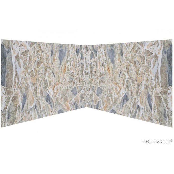 Bluezonai Bookmatching Marble Slabs Polished - Livfloors Collection