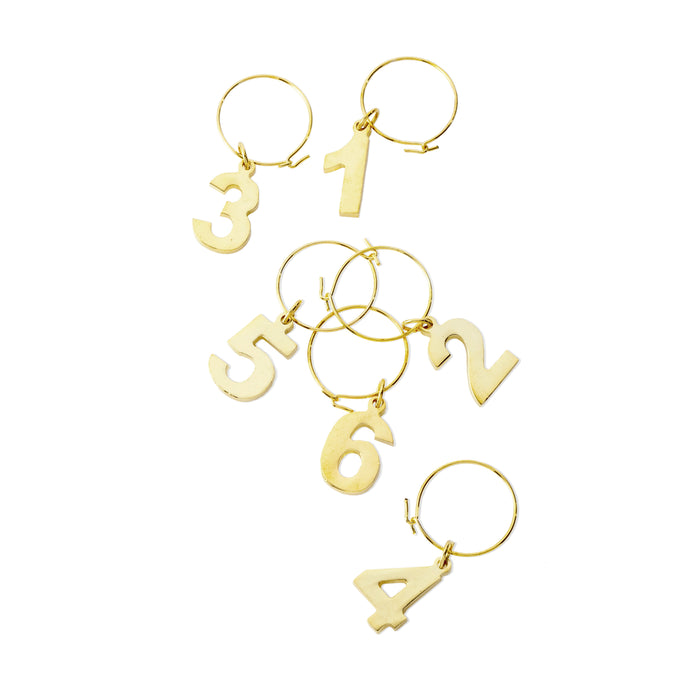 Gold Plated Wine Charms