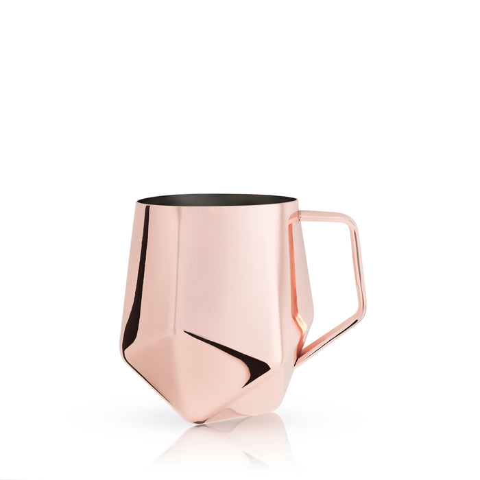 Seneca Faceted Copper Moscow Mule Mug