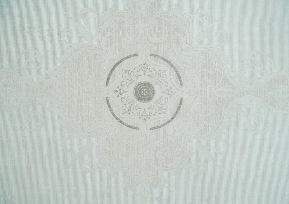 Brown, Beige and Ivory Antique Finish, Vintage look, Art Silk Area Rug, Living Room Rug | TRDMM2