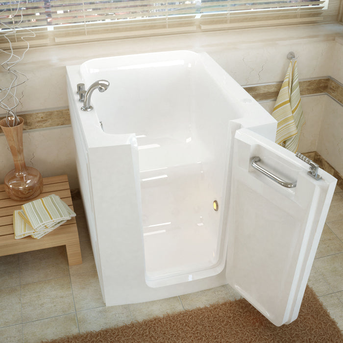 MediTub Walk-In 32 x 38 Right Door White Soaking Walk-In Bathtub