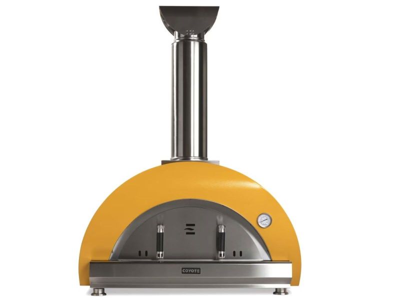 40" Duomo Wood Fired Outdoor Oven, Yellow