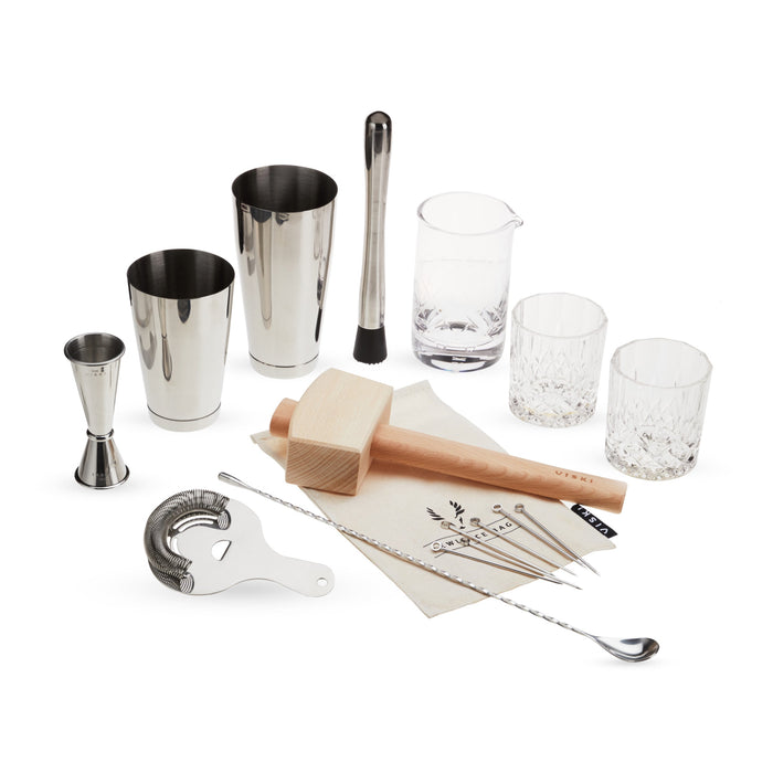 17-Piece Stainless Steel Barware Set