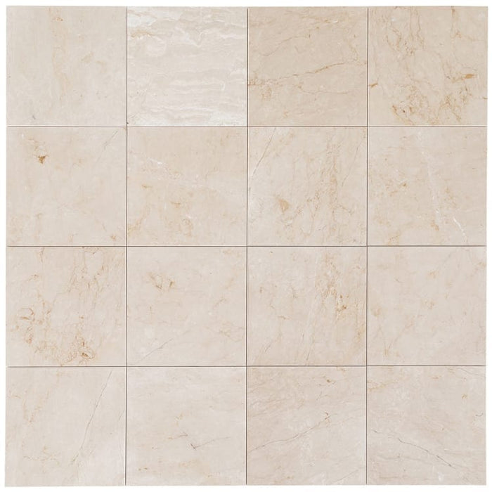 Calista Cream Medium Beige Marble Floor and Wall Tile - Livfloors Collection