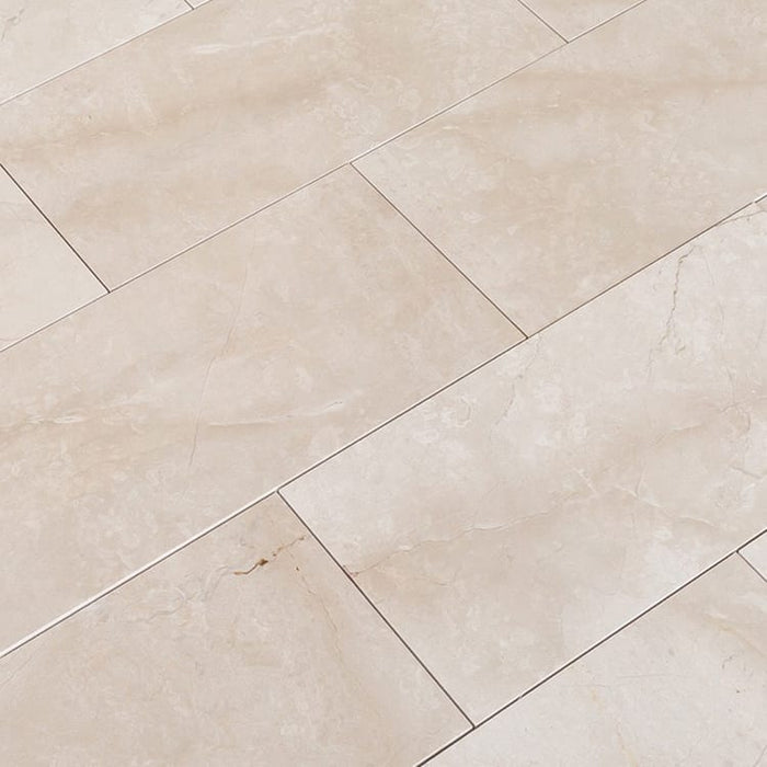 Calista Cream Medium Beige Marble Floor and Wall Tile - Livfloors Collection