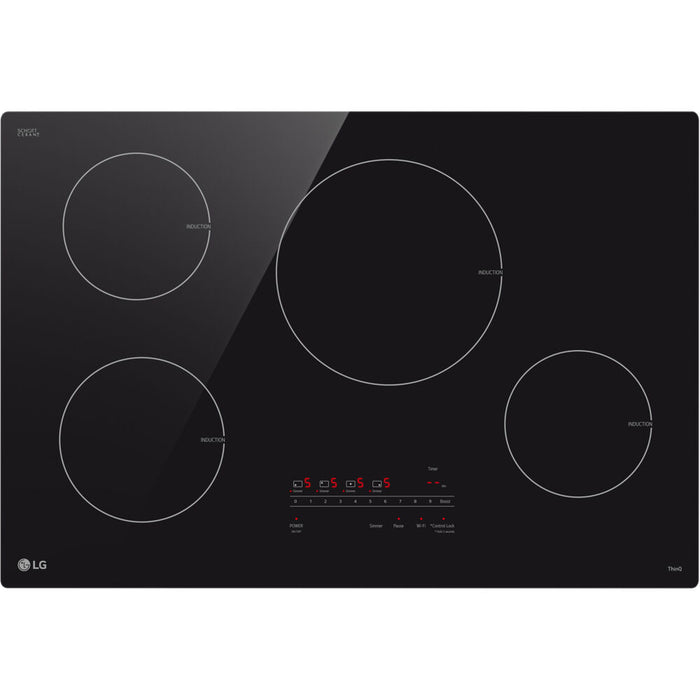30" Induction Cooktop,4 Elements,4.3kW Power Element,SmoothTouch Control CBIH3013BE