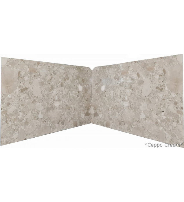 Ceppo Cream Conglomerate Bookmatching Marble Slabs Polished - Livfloors Collection