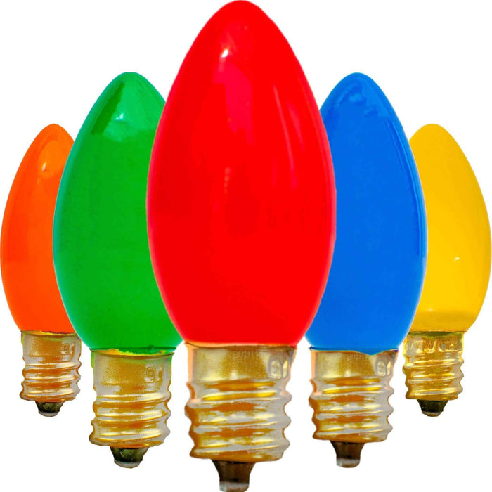 Ceramic Multi-Color Light Bulbs