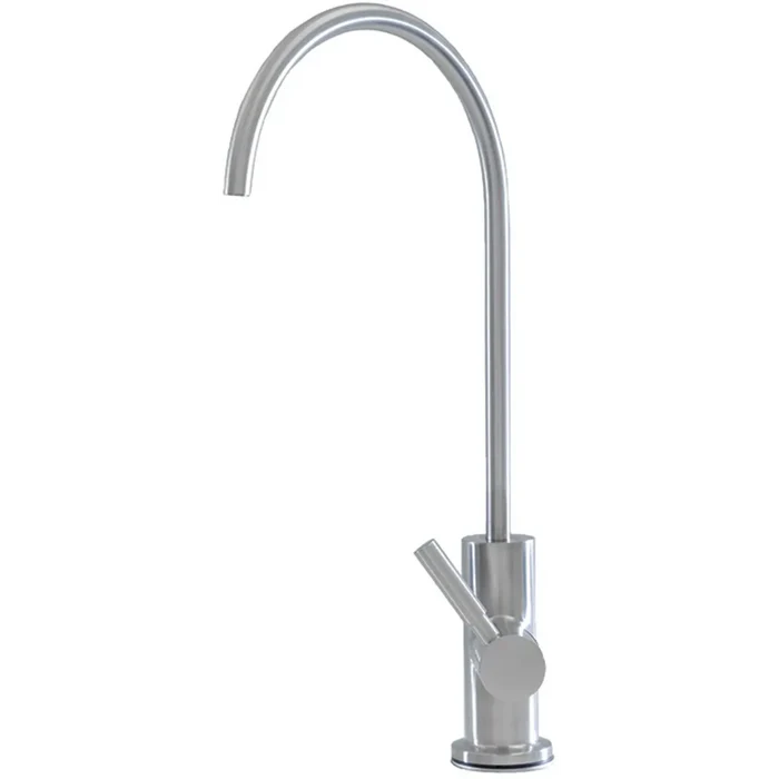 Contemporary Filter Faucet, Round Spout