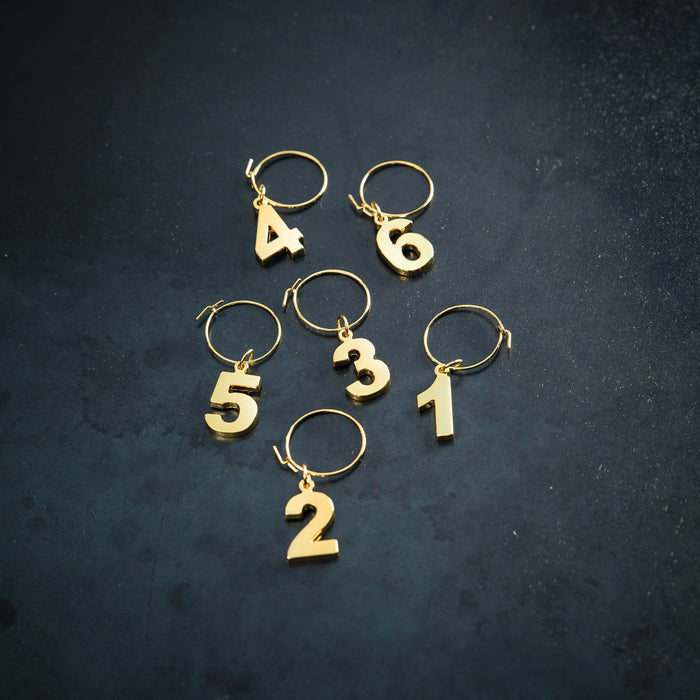 Gold Plated Wine Charms