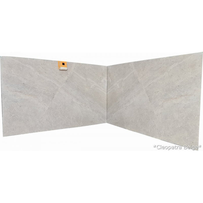 Cleopatra Beige Bookmatching Marble Slabs Polished - Livfloors Collection