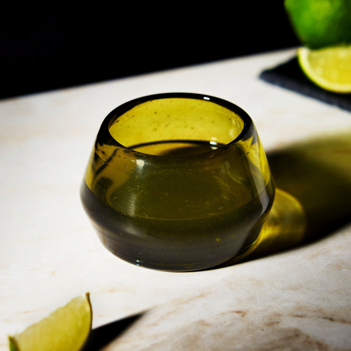 Tequila Copita Glass in Green