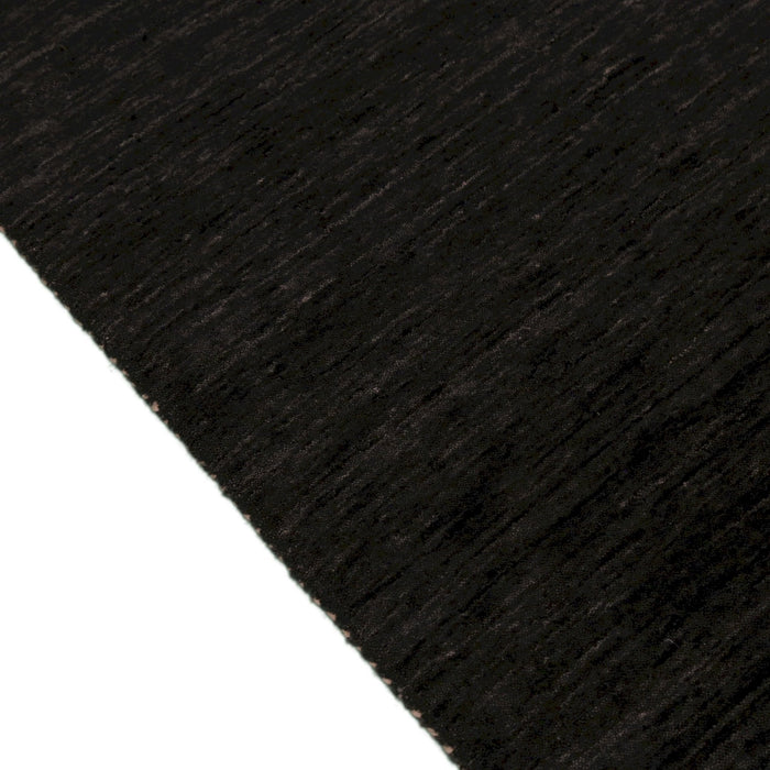 Contemporary Design Charcoal Hand Loomed Wool Area Rug