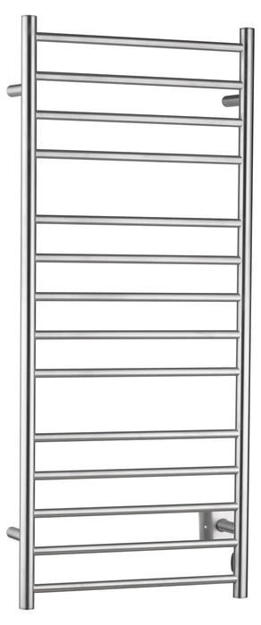 ANZZI Elgon 14-Bar Stainless Steel Wall Mounted Towel Warmer Rack with Brushed Nickel Finish