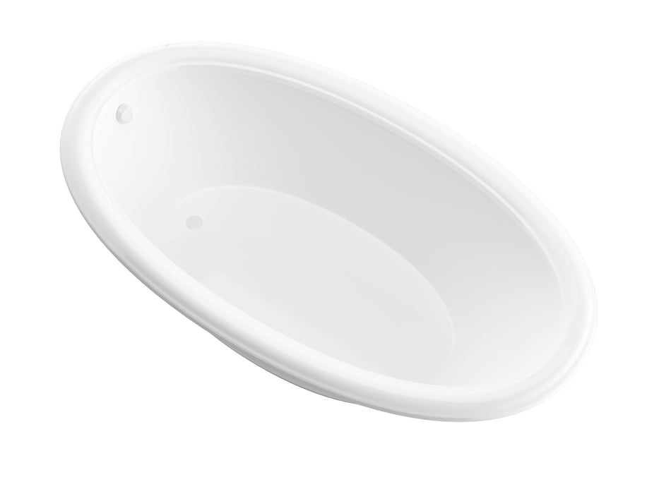 Atlantis Whirlpools Petite 36 x 60 Oval Soaking Bathtub