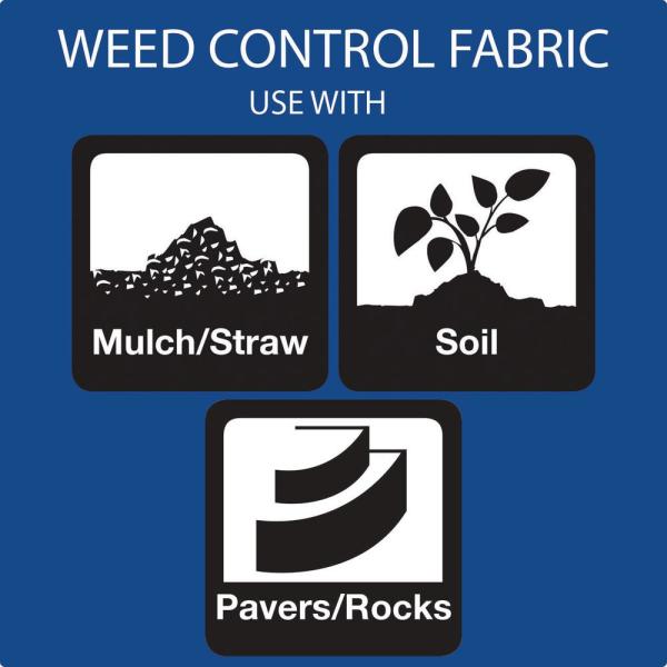 DeWitt Weed Barrier Pro Landscape Fabric in Brown 3' x 100' Refill (2 Pack)