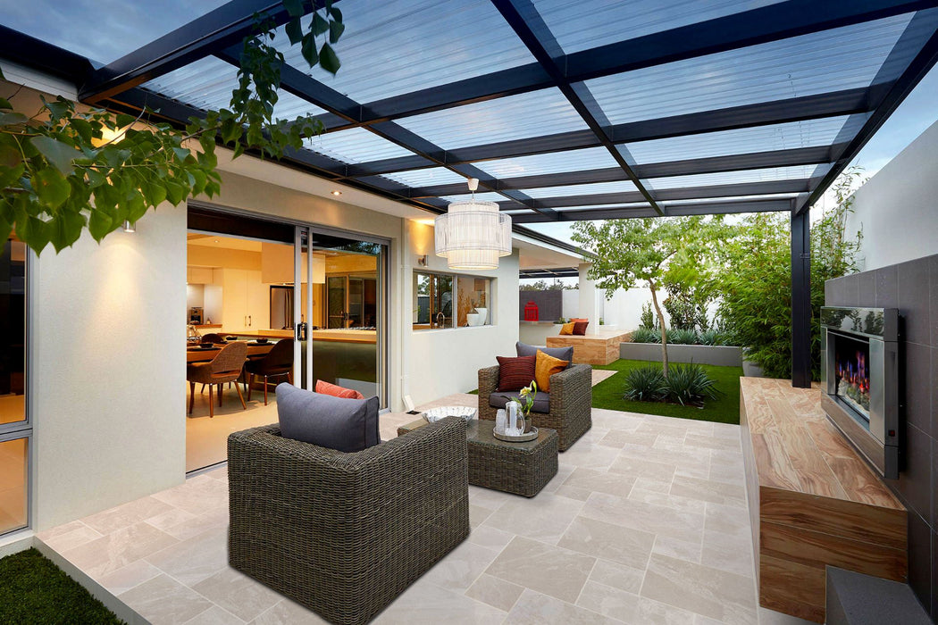 Diana Royal Beige Marble Pattern Tumbled Pavers - Belair Collection