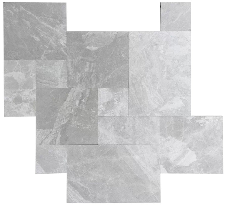 Diana Royal Beige Marble Pattern Tumbled Pavers - Belair Collection