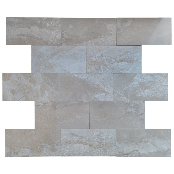 Diana Royal Marble Tiles Polished 12"x24" Floor and Wall Tile - Belair Collection