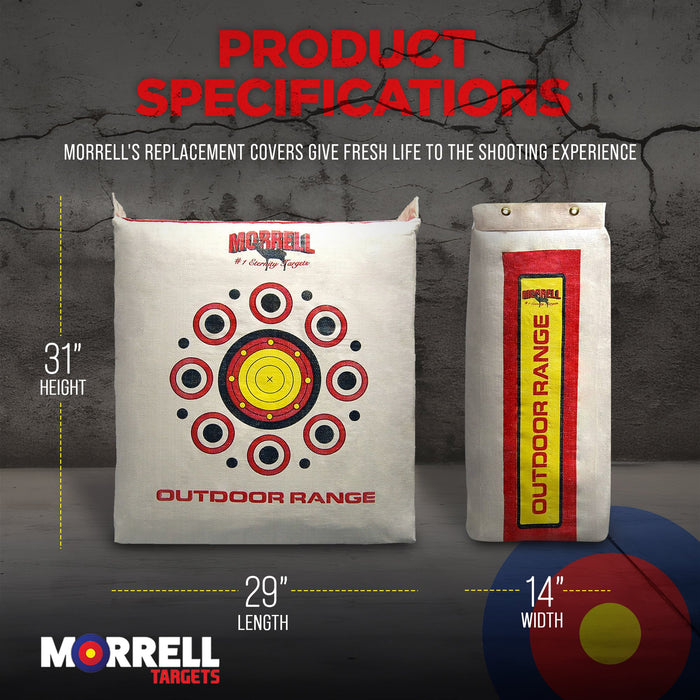 Morrell Outdoor Weatherproof Range Adult Field Point Archery Bag Target & Cover