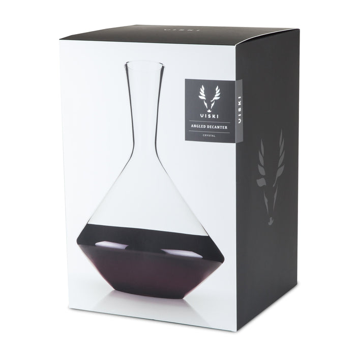 Raye Angled Crystal Wine Decanter