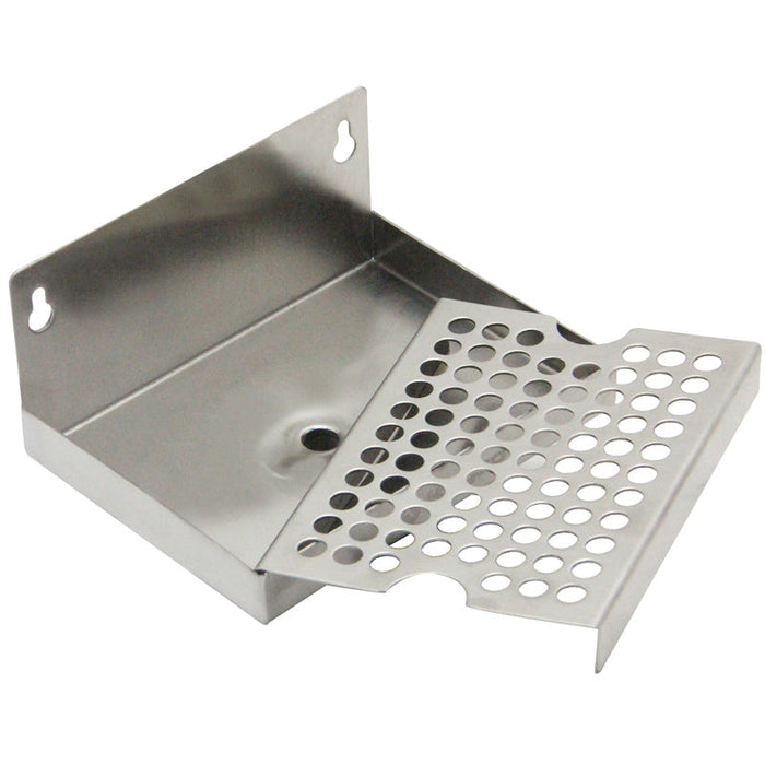 6" x 4" Wall Mount Drip Tray with Drain