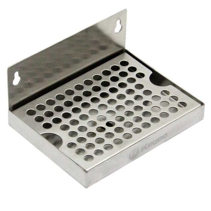 6" x 4" Wall Mount Drip Tray with Drain