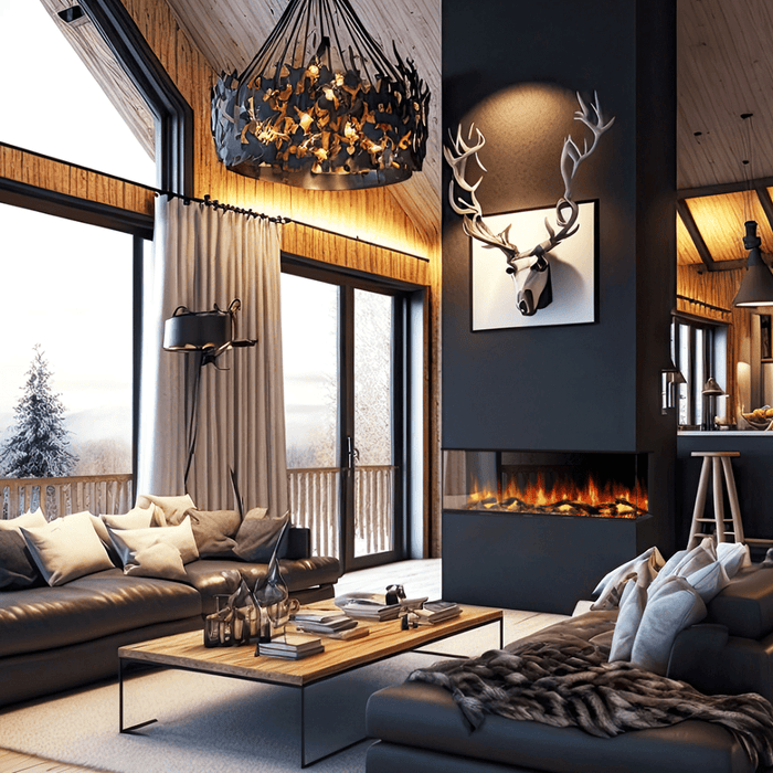 Dynasty Melody 3-Sided Smart Electric Fireplace