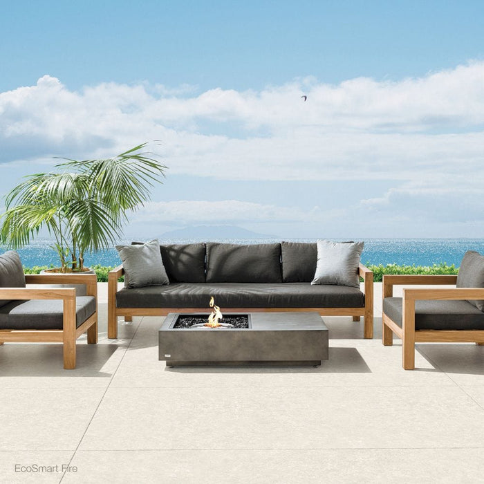 EcoSmart Fire Manhattan 50 Compact Rectangular Fire Pit Table