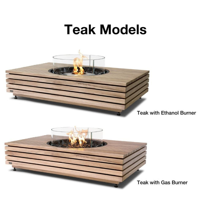 EcoSmart Fire Martini 50-Inch Rectangular Fire Pit Table