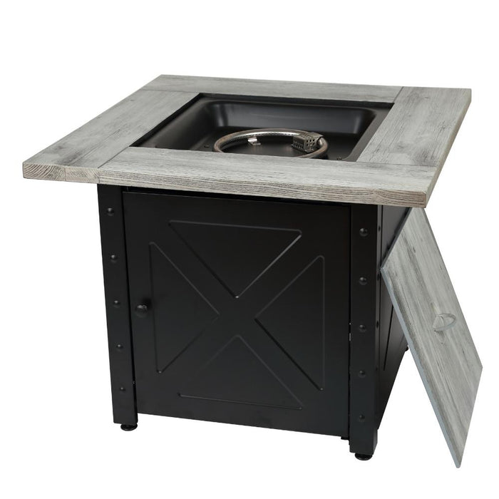 Endless Summer Mason 30-Inch Square LP Fire Pit Table (GAD15300ES)