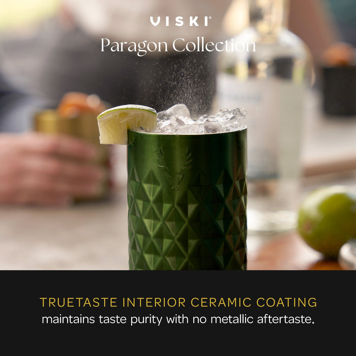 Paragon Stainless Steel Highball Tumbler in Obsidian