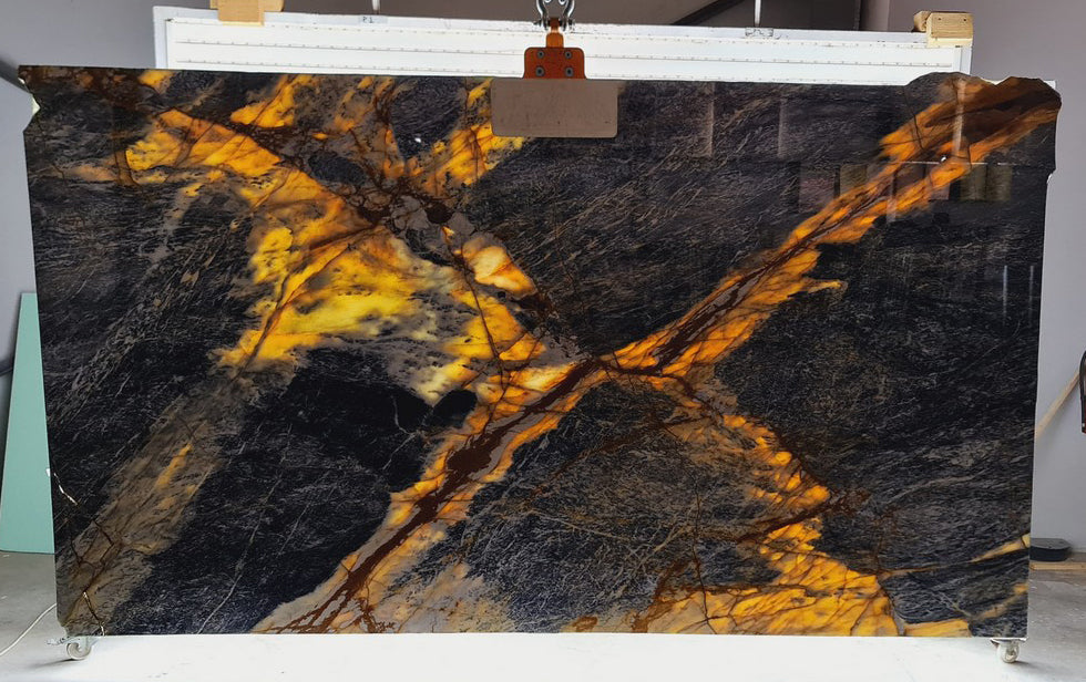 Explosion Blue Bookmatching Marble Slabs Polished - Full Truckload