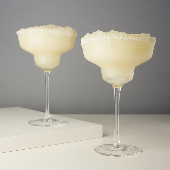 Raye Angled Crystal Margarita Glasses, Set of 2