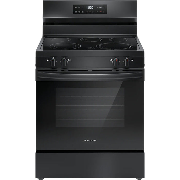 30" Electric Range with the EvenTemp, steam clean FCRE3062AB