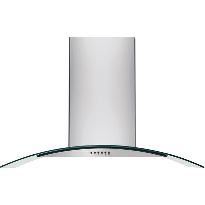 36" Glass Canopy Wall-Mount Range Hood, 3 Speeds, 400 CFM (Non-Branded) FHWC3660LS