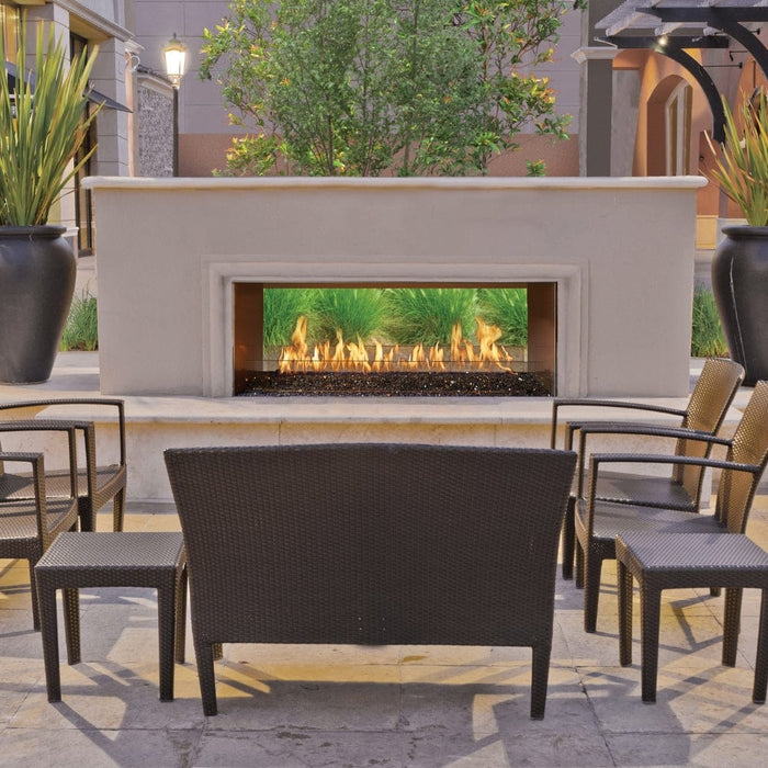 Fire Garden Linear Vent-Free See-Through Outdoor Natural Gas Fireplace