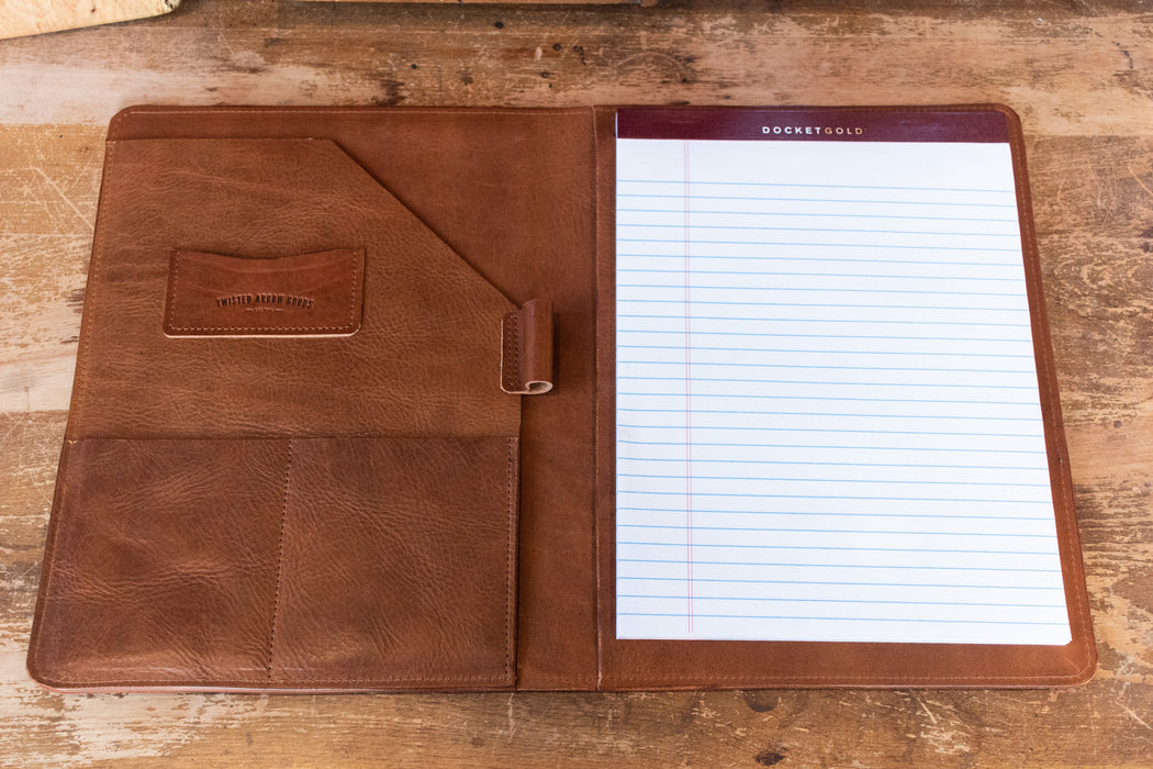 Sylvester Leather Padfolio