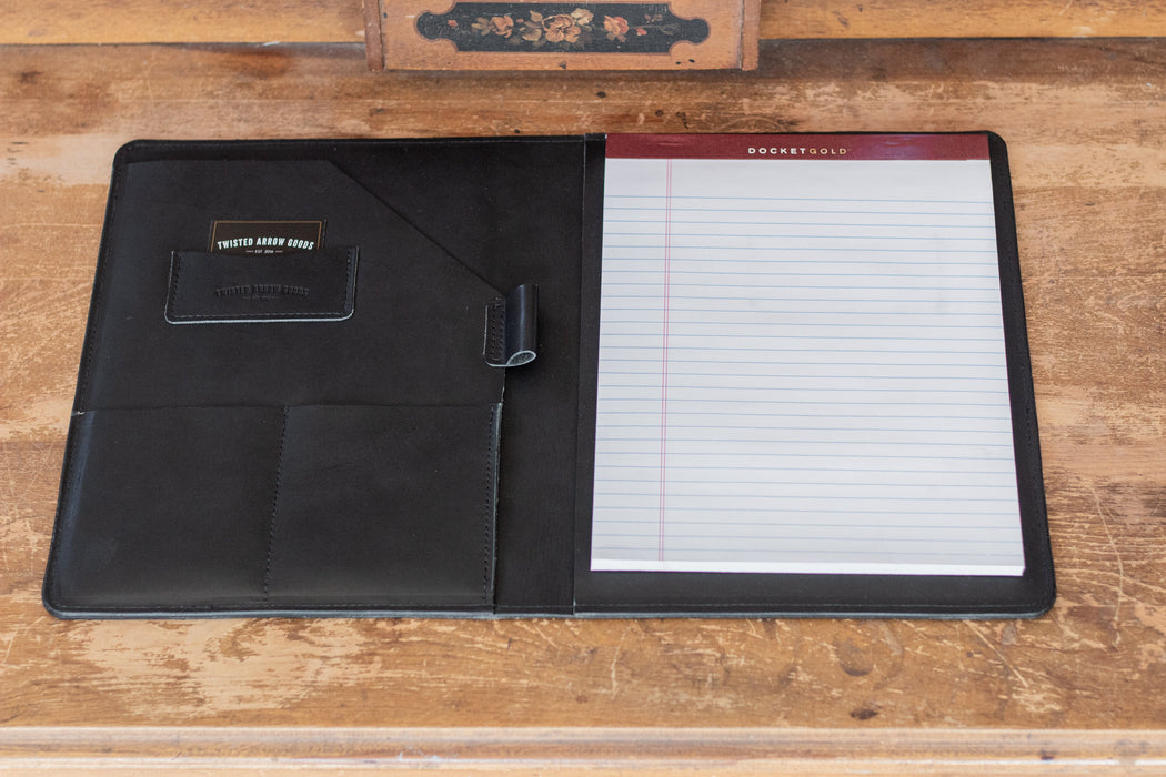 Sylvester Leather Padfolio