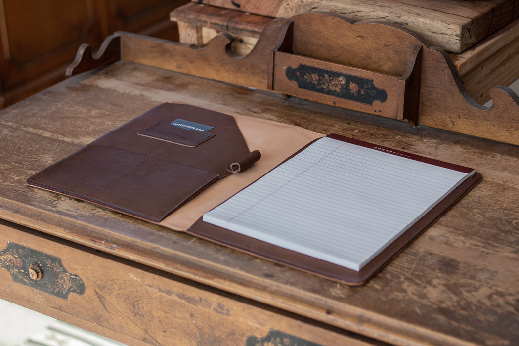 Sylvester Leather Padfolio