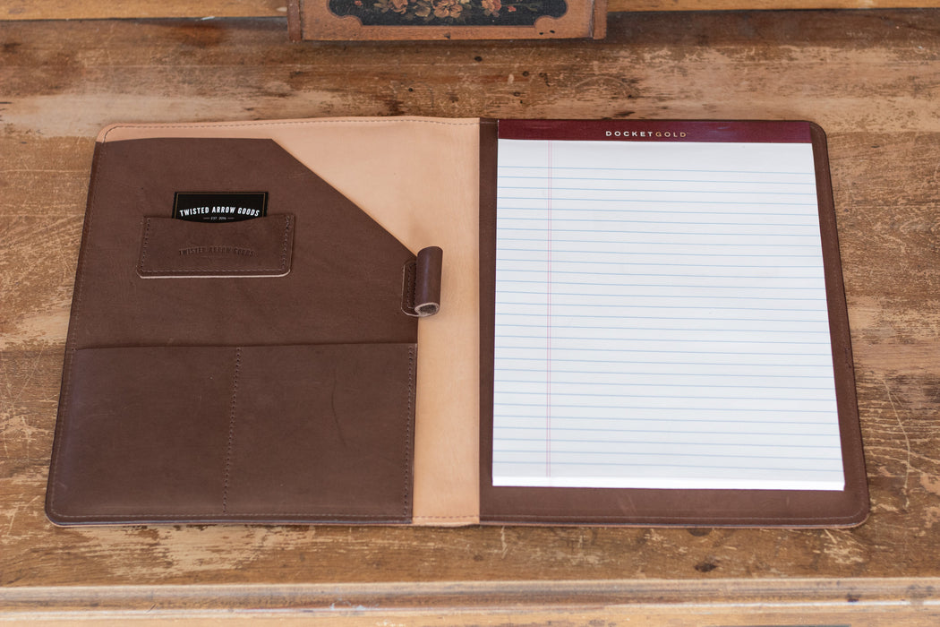 Sylvester Leather Padfolio