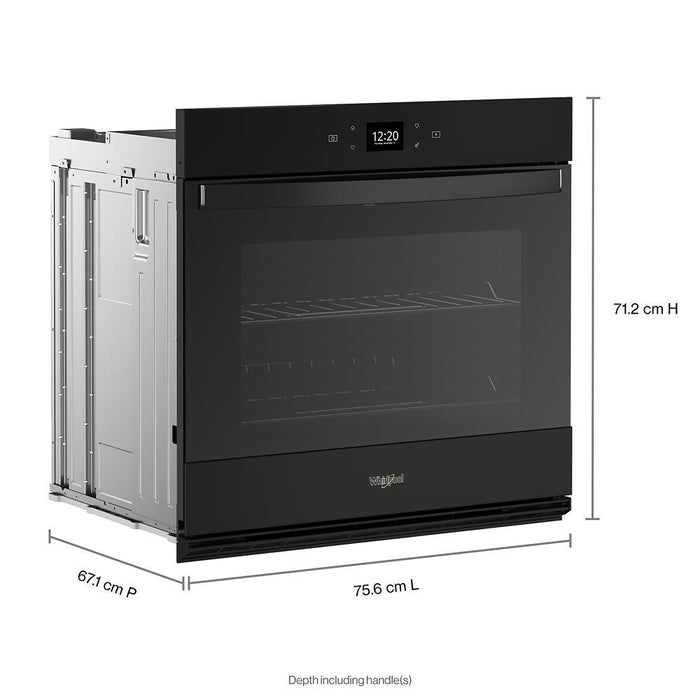 Whirlpool WOES5030LB 5.0 Cu. Ft. Single Wall Oven With Air Fry When Connected